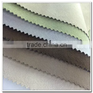 POLY96% SPAN4% Strech Suede Fabric Wholesale for Jacket thumbnail-1