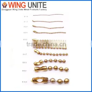 High Quality Metal Brass,iron Metal Bead Chain in Various Color thumbnail-4