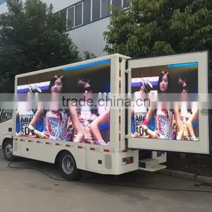 Factory Price New Design Top Sell P10 Waterproof Screen Full Color Led Advertising Truck thumbnail-4