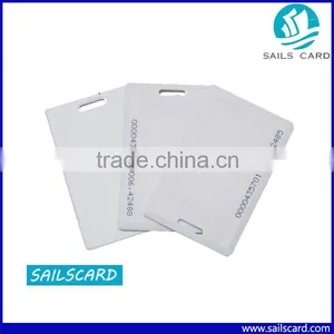 RFID Thick Clamshell PVC 125KHz Writable T5577 Access Control Card thumbnail-1