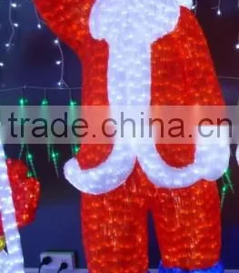 LED Crystal Sculpture Santa Claus thumbnail-1