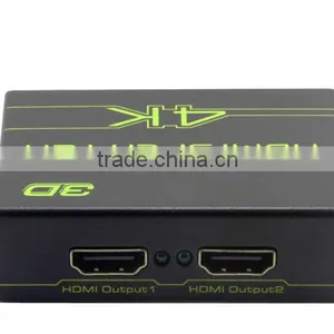 High Speed Mini 2 Port HDMI Splitter Converter 1x2 Support 3D 1080P thumbnail-3