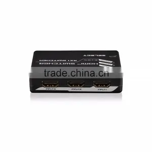 New Premium Handy 2.0 3 Port HDMI Switch 3x1 Hdmi Matrix Switch Support 4kx2k 1080p 3D for Home Theater thumbnail-4