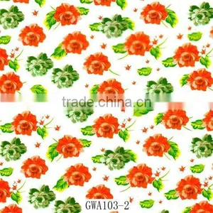 GWA103-2 Flowers Pattern Pattern Water Transfer Printing Film/Hydrographic Films Width100cm thumbnail-1