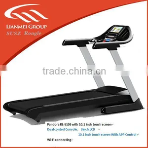 Auto Incline , Powerful & Quiet Electric Motor Home Use Treadmill With 10.1 Inch Touch Screen thumbnail-1