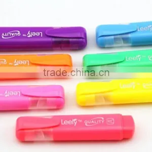 Bright Multi-color Flat Barrel Highlighter Pen thumbnail-4