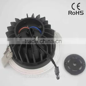 Factory Supplier SAA CE ROSH Aproved Square Downlights With Light Guide 10 Inch Led Downlights thumbnail-2