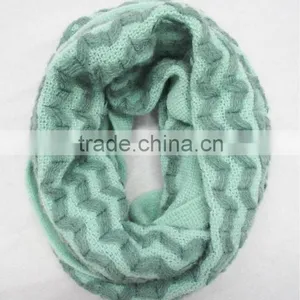 2014 New Wholesale Winter Fashion Knitted Infinity Scarf thumbnail-1