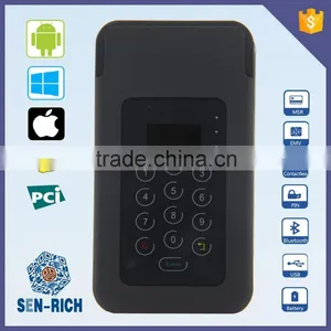 Bluetooth Type Encrypting Pin Pad With Smart Card Reader, MSR thumbnail-1