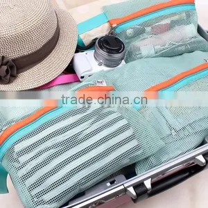 2016 Hot Selling Mesh Style Portable Travel Zipper Storage Bag thumbnail-2