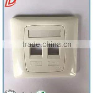 Latest Network Cat6 One Port, Dual Port Face Plate/RJ45 Faceplate thumbnail-1