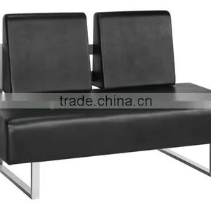 Stainess Steel Salon Waiting Chair thumbnail-1
