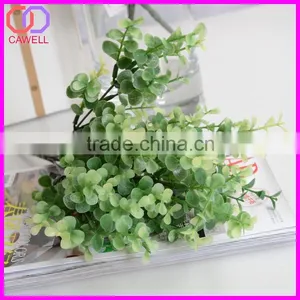 Wholesale Ornamental Green Eucalyptus Plastic Artificial Foliage for Flower Arrangements thumbnail-2