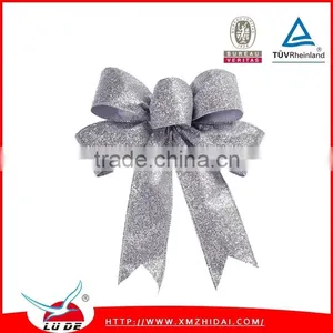 2015 Large Ribbon Christmas Bow,xmas Holiday Decoration Fabric Ribbon Bows thumbnail-3