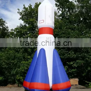 Air-Blown Inflatable Rocket Model for Advertising Decoration thumbnail-1