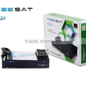 Original Manufacture Support Cccam Newcam Powrvu Biss Key 3G Youtube DVB-S2 Satellite TV Decorder Freesat V7 Max Set Top Box thumbnail-1