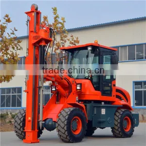 Cheap Ground Screw Drilling Machine, GS2000 Hydraulic Rotary Pile Driver Machine for Sale thumbnail-2