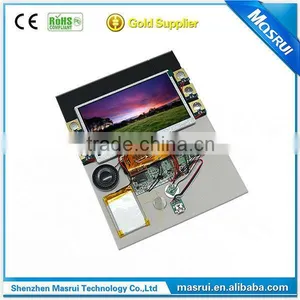 High Quality 4.3Inch LCD Screen Video Business Card /Video Greeting Card Module thumbnail-2