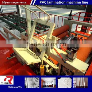 Whole Life After-sale Service Pvc Laminated Steel Sheet Pvc Laminated Gypsum Ceiling Tiles Machine Production Line thumbnail-1