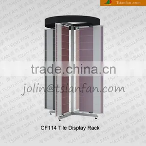 CF114 Ceramic Tile Fair Booth Mdf Stands / Page Turning Type Rack thumbnail-1