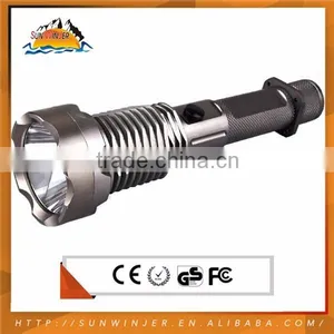 3000mAh Output 100LM Aluminium Rechargeable Led Torch thumbnail-3
