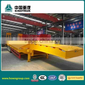 3 Axle Low Bed Trailer Dimentions Trailer SINOTRUK Truck Trailer thumbnail-2