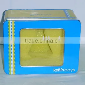 PVC Window Tin Box, Jewely Rectangle Tin Box thumbnail-1