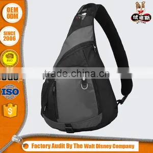 Promotion Black Single Backpack Triangle Bag thumbnail-1