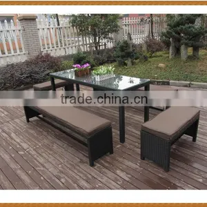 Rattan Dining Set Love Chair thumbnail-2