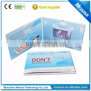 Blank 7.0 Inch Lcd Video Greeting Card Digital Video Brochure thumbnail-3