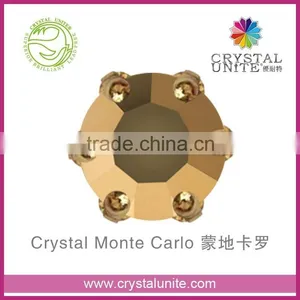 Crystal Unite Lead Free Chaton in Crown Setting, Crystal Monte Carlo thumbnail-1