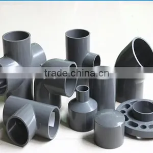 Gray Color UPVC Pipe Fitting Water Supply Fitting Connection Fitting thumbnail-3