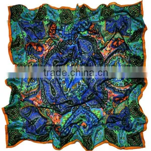 Factory Direct Free Sample No MOQ Custom Silk Wool Scarves Manufacturer in China thumbnail-1