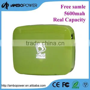 Emitting Logo Universal External Power Bank 5600mah thumbnail-1