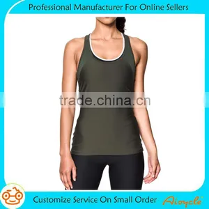 Athletic Sports Running Yoga Wear Designer Workout Clothes for Women Tank Top thumbnail-1