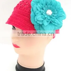 Multi Colors Crochet Hat,baby Newsboy Cap thumbnail-1
