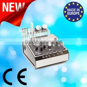 Multifunction Beauty Machine: Ultrasonic Scrubber + Diamond Dermabrasion + Ultrasound + Heat-cold Hammer - Alvi Prague E-4 thumbnail-1