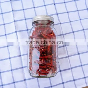 Clear Glass Food Storage Jars 32oz Glass Mason Jar Ball With Metal Lids thumbnail-2