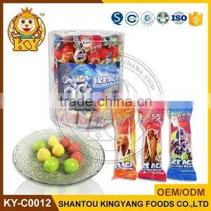 3 In 1 Colorful Fruit Shape Bubble Gum Sweets thumbnail-1
