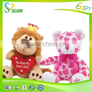 Most Popular Naughty Bear Plush Toy China Soft Valentine's Day Animal Plush Toy for Girl Friend thumbnail-1