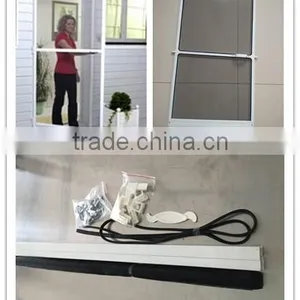 DIY Magnetic Fly Screen/window Door Screen/aluminum Frame Mosquito Netting Fly Screen Door thumbnail-2