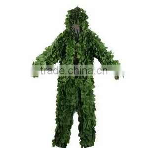 3D Green Leaf Hooded Ghillie Suit thumbnail-1