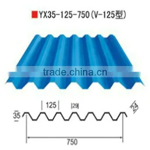 Colorful Corrugated Steel Sheet for Wall thumbnail-1