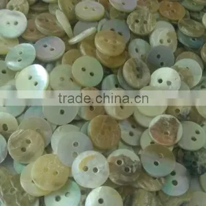 Natural Chinese 2 Holes Agoya Shell Buttons thumbnail-1