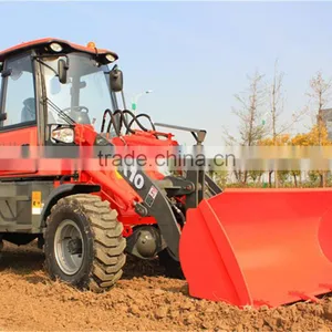 ER10 Everun Mini Farm Front Loader With Wooden Forks/ Drum Folder/ Cutter Head thumbnail-4
