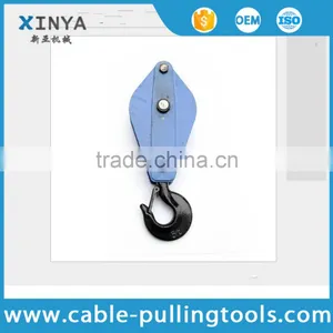 3 Ton Nylon Single Sheave Hoisting Tackle Blocks Snatch Block Hook Type thumbnail-2