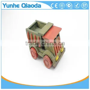 Dumper Truck Wooden Toy Vehicle Encourages Hours of Imaginative Play thumbnail-3