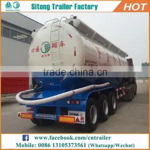 Dry Bulk Trailer Manufacturers V Shape Cement Silo Tanker Trailer thumbnail-5
