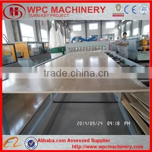 2017 New China Plastic Machinery PVC Skinning Board Extrusion Production Line thumbnail-1