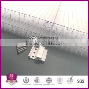 40mm Polycarbonate Sheet/ pc Plug-pattern Sheet/multiwall Polycarboante Sheet thumbnail-2